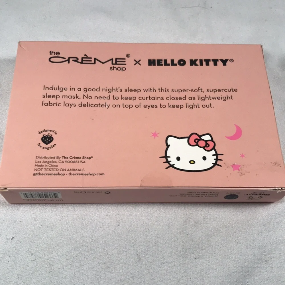 The Crème Shop X Hello Kitty Sanrio Goodnight Limited Edition Silky Sleep Mask